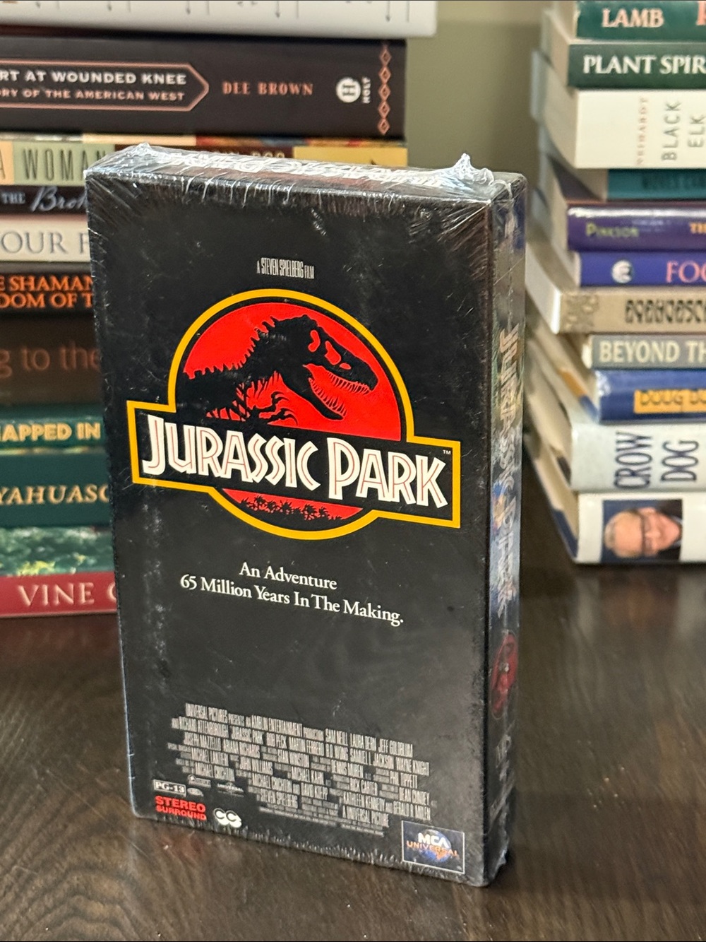 Vintage 1993 Jurassic Park VHS Tape First Release VCR Movie Original Universal